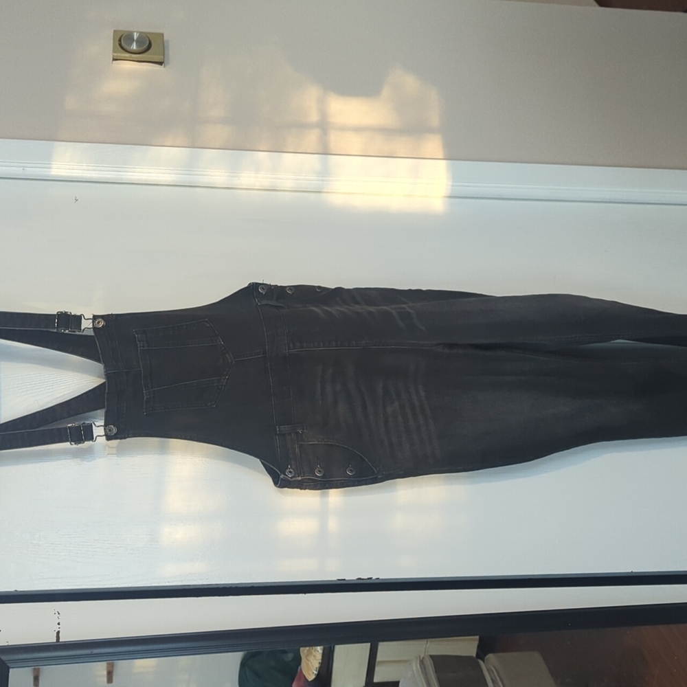 Black overalls